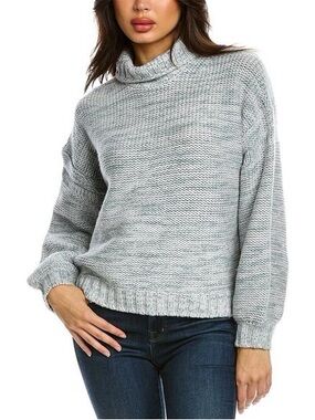Alex Mill Abigail in arctic blue merino wool cashmere blend size small -m